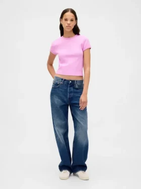Camiseta de bebé con tejido de pan de miel