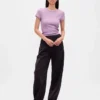 Camiseta de bebé con tejido de pan de miel