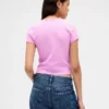 Camiseta de bebé con tejido de pan de miel