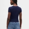 Camiseta de bebé con tejido de pan de miel