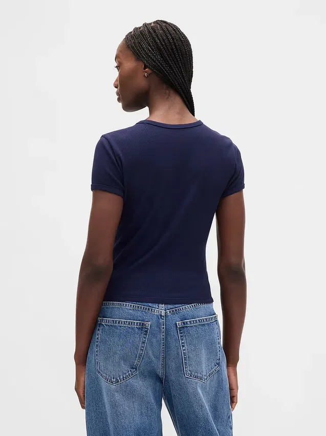 Camiseta de bebé con tejido de pan de miel