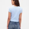 Camiseta de bebé con tejido de pan de miel