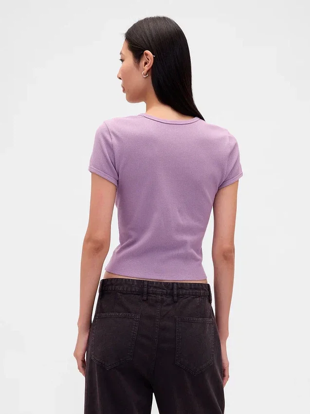 Camiseta de bebé con tejido de pan de miel