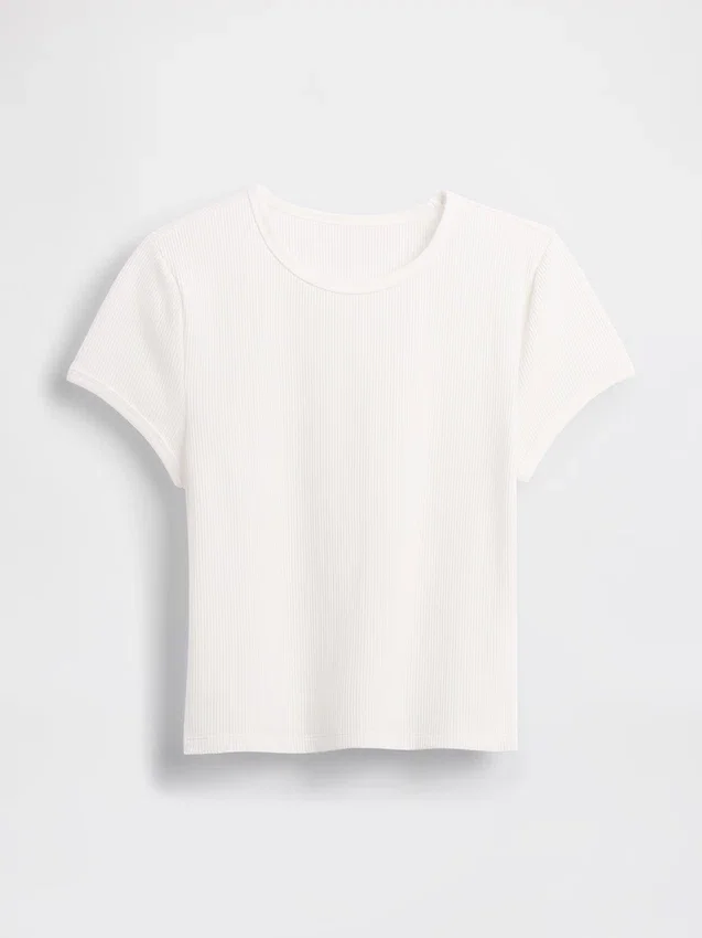 Camiseta de bebé con tejido de pan de miel