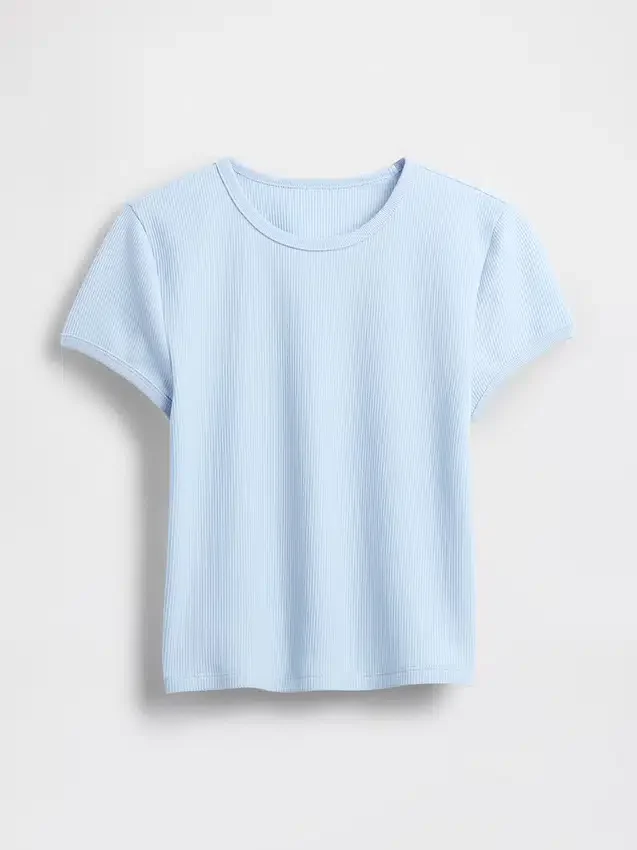 Camiseta de bebé con tejido de pan de miel