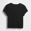 Camiseta de bebé con tejido de pan de miel