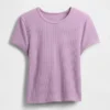Camiseta de bebé con tejido de pan de miel