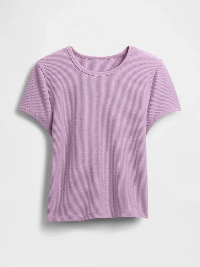 Camiseta de bebé con tejido de pan de miel
