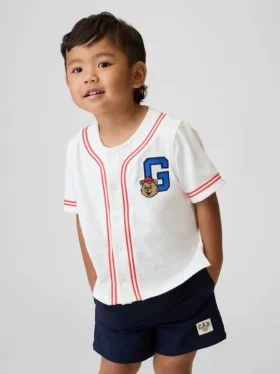 Camiseta de béisbol con el logotipo del oso Brannan para bebés y niños
