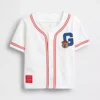Camiseta de béisbol con el logotipo del oso Brannan para bebés y niños