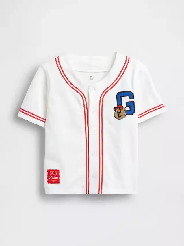 Camiseta de béisbol con el logotipo del oso Brannan para bebés y niños