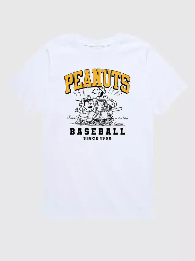 Camiseta de béisbol de pantalones cortos «Peanuts» para niños pequeños