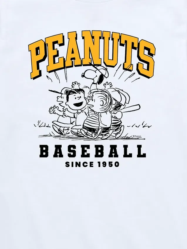 Camiseta de béisbol de pantalones cortos «Peanuts» para niños pequeños