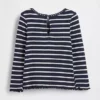 Camiseta de canalé con estampado bordado para bebés y niños