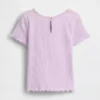 Camiseta de canalé con helado bordado para bebés y niños pequeños