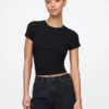 Camiseta de canalé moderna