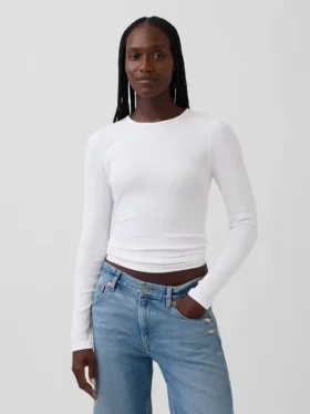 Camiseta de canalé moderna
