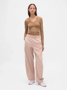 Camiseta de canalé moderna