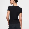 Camiseta de canalé moderna