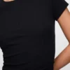 Camiseta de canalé moderna