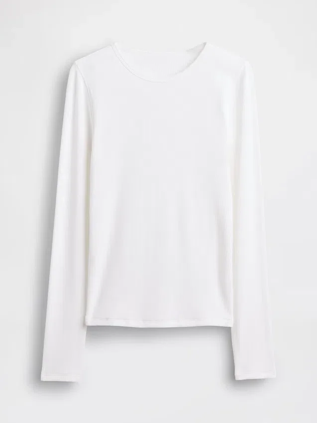 Camiseta de canalé moderna
