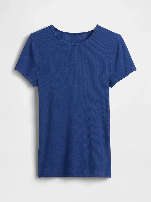 Camiseta de canalé moderna