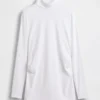 Camiseta de cuello alto premamá moderna
