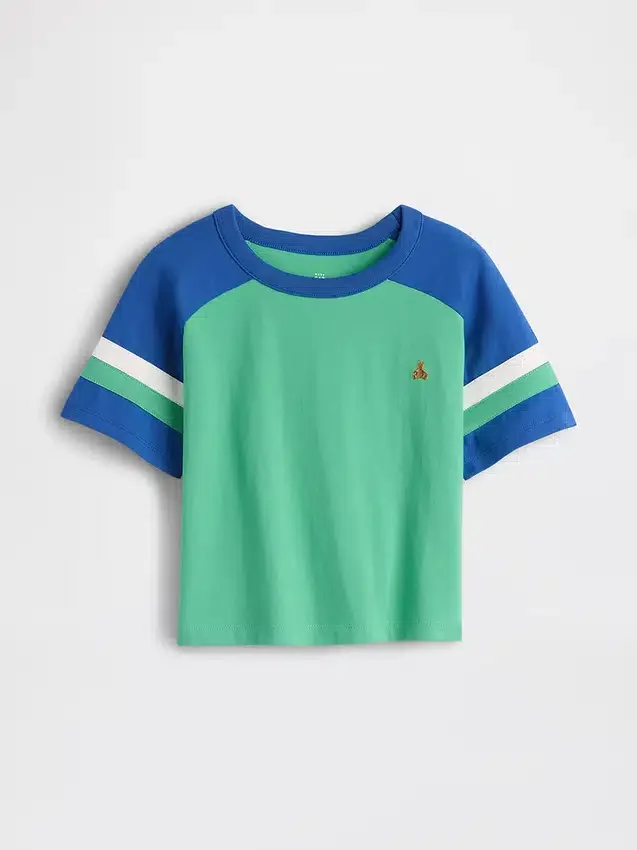 Camiseta de fútbol de raglán para bebés y niños pequeños