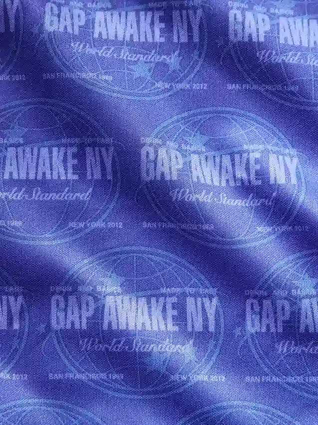 Camiseta de jersey con logotipo oversize de GAP × Awake Ny