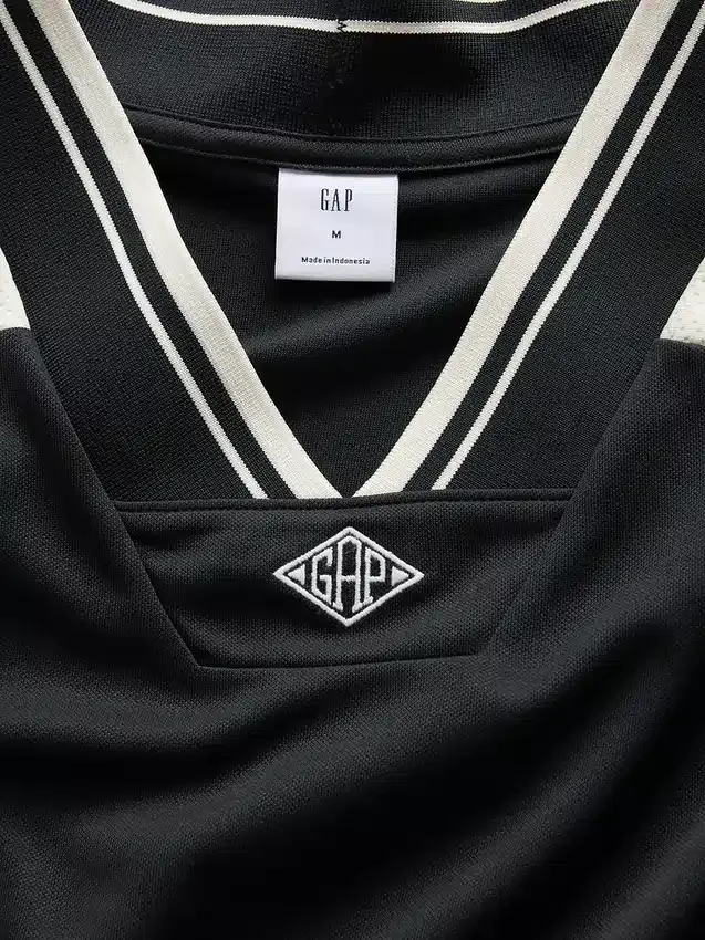 Camiseta de jersey con logotipo oversize de Ouigap