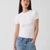 Camiseta de jersey de punto tupido