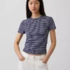 Camiseta de jersey de punto tupido
