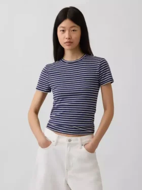 Camiseta de jersey de punto tupido