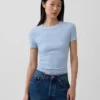 Camiseta de jersey de punto tupido