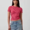 Camiseta de jersey de punto tupido