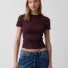 Camiseta de jersey de punto tupido