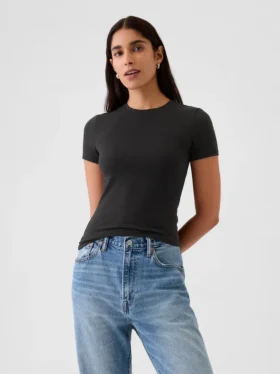 Camiseta de jersey de punto tupido