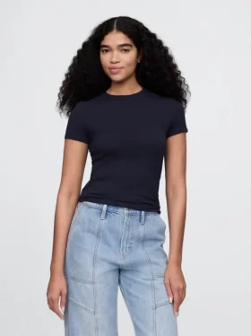 Camiseta de jersey de punto tupido