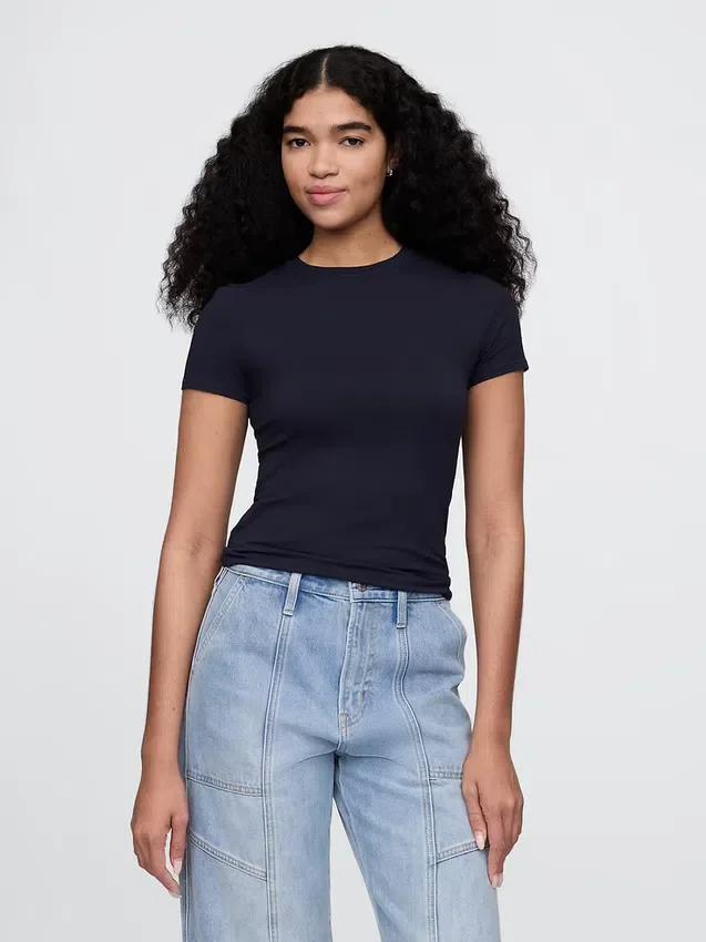 Camiseta de jersey de punto tupido