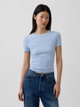 Camiseta de jersey de punto tupido