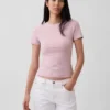 Camiseta de jersey de punto tupido