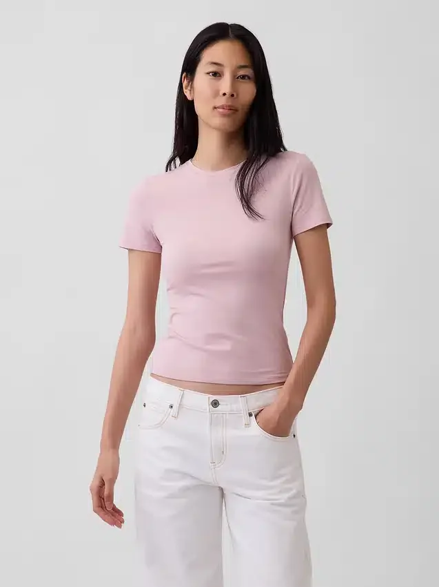 Camiseta de jersey de punto tupido