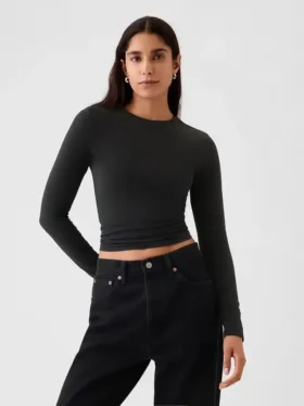 Camiseta de jersey de punto tupido