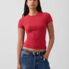 Camiseta de jersey de punto tupido