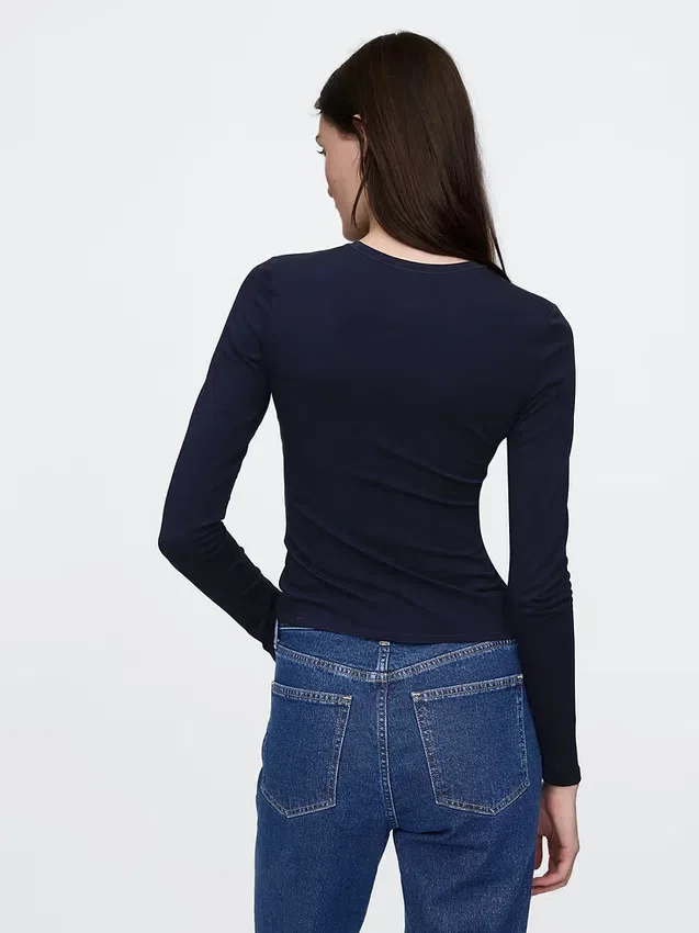Camiseta de jersey de punto tupido