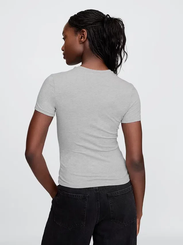 Camiseta de jersey de punto tupido