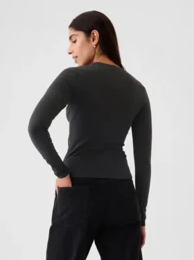 Camiseta de jersey de punto tupido