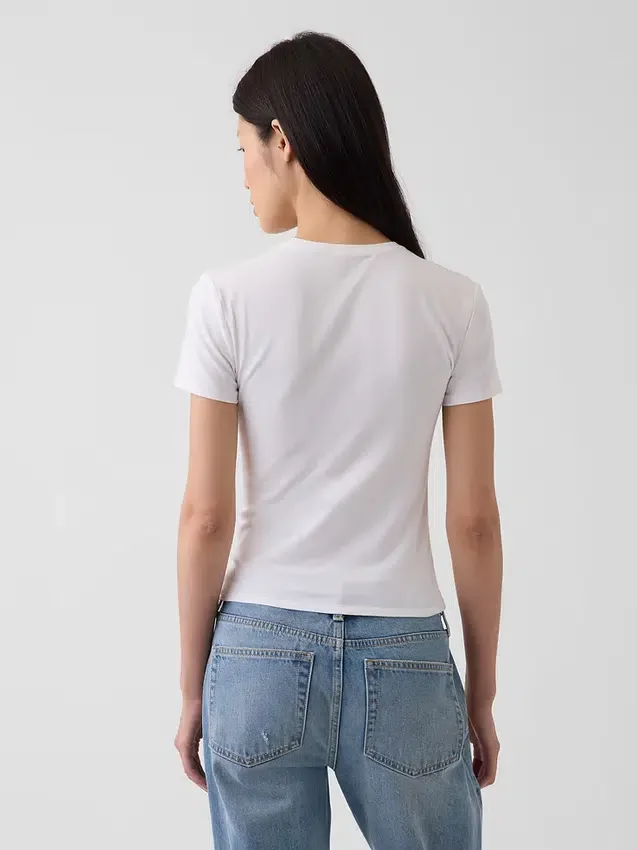 Camiseta de jersey de punto tupido
