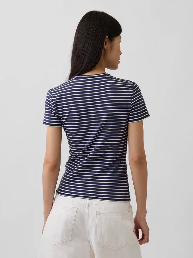 Camiseta de jersey de punto tupido