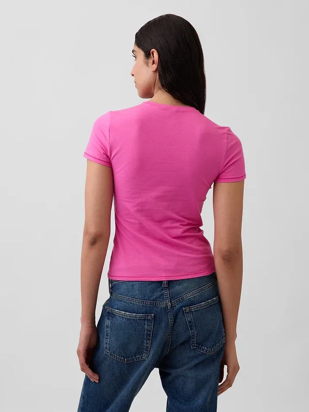 Camiseta de jersey de punto tupido
